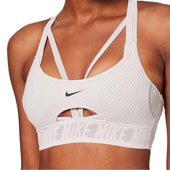 Nike Other - Nike Sports Bra Dri-Fit Indy Ultrabreath Light Support Padded White XL NWT